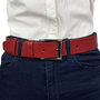 Riem - Riem Heren of Dames – Rood Leer - 4 cm breed