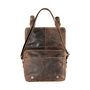 Messenger Bag van Donkerbruin Buffelleer