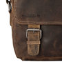 Messenger Bag van Donkerbruin Buffelleer