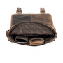 Messenger Bag van Donkerbruin Buffelleer