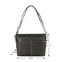Zwarte Messenger Bag Van Trendy Buffelleer