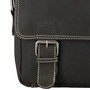 Zwarte Messenger Bag Van Trendy Buffelleer