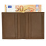 Pasjeshouder Creditcardhouder van Cognac Leer