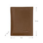 Pasjeshouder Creditcardhouder van Cognac Leer