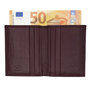 Pasjeshouder Creditcardhouder van Bordeaux Rood Leer