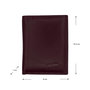 Pasjeshouder Creditcardhouder van Bordeaux Rood Leer