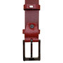 Riem Dames - Broekriem - 3 cm breed van Rood Leer