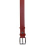 Riem Dames - Broekriem - 3 cm breed van Rood Leer