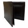 Heren Portemonnee - Billfold Model van Donkerbruin Leer