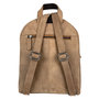 Compacte Rugzak van Taupe Rundleer