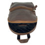Compacte Rugzak van Cognac Rundleer