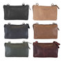 Leren Schoudertas - Clutch - Heuptasje Van Rood Leer