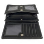 Spacious Wallet for Women from Black Buffalo Leather