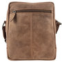 Crossbody Schoudertasje Van Taupe/Beige Leer