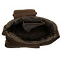 Schoudertas heren of dames van cognac leer