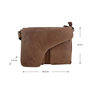 Messenger Bag - Beige - Schoudertas  - Echt Leer