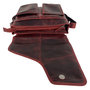 Rode Messenger Bag Schoudertas Van Echt Leer