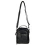 Zwart Leren Crossbody Schoudertasje of Heuptasje 