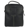 Zwart Leren Crossbody Schoudertasje of Heuptasje 