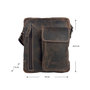Schoudertas Crossbody Tas Van Donkerbruin Leer