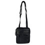 Leren Schoudertas Crossbody Tas Zwart
