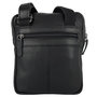 Leren Schoudertas Crossbody Tas Zwart