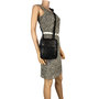 Leren Schoudertas Crossbody Tas Zwart