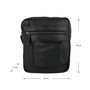 Leren Schoudertas Crossbody Tas Zwart