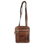 Leren Schoudertas Crossbody Tas Lichtbruin