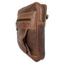 Leren Schoudertas Crossbody Tas Lichtbruin