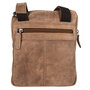 Leren Schoudertas Crossbody Tas Taupe