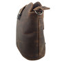 Crossbody Schoudertas van Cognac Buffelleer