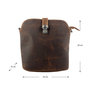 Crossbody Schoudertas van Cognac Buffelleer