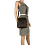 Donkerbruine Leren Crossbody Tas - Schoudertas