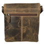 Schoudertas Unisex van Cognac Buffelleer