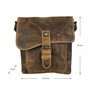 Schoudertas Unisex van Cognac Buffelleer