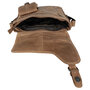 Schoudertas Messenger Bag van Taupe Leer