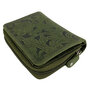 Dames Portemonnee met Bloemenprint van Groen Leer