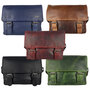 Messenger Bag Schoudertas van Donkerblauw Leer