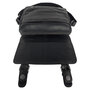 Zwart Leren Messenger Bag Schoudertas