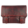 Messenger Bag Schoudertas van Rood Leer
