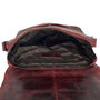Messenger Bag Schoudertas van Rood Leer