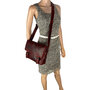 Messenger Bag Schoudertas van Rood Leer