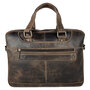 Laptoptas voor 15.6 inch Laptops Donkerbruin Buffelleer
