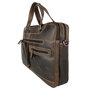 Laptoptas voor 15.6 inch Laptops Donkerbruin Buffelleer