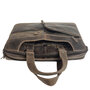 Laptoptas voor 15.6 inch Laptops Donkerbruin Buffelleer