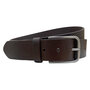 Riem Heren en Dames van Donkerbruin Leer - 4 cm breed