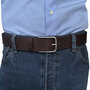 Riem Heren en Dames van Donkerbruin Leer - 4 cm breed