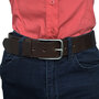 Riem Heren en Dames van Donkerbruin Leer - 4 cm breed