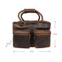 Westernbag - Laptoptas 13 inch Laptop Cognac Buffelleer